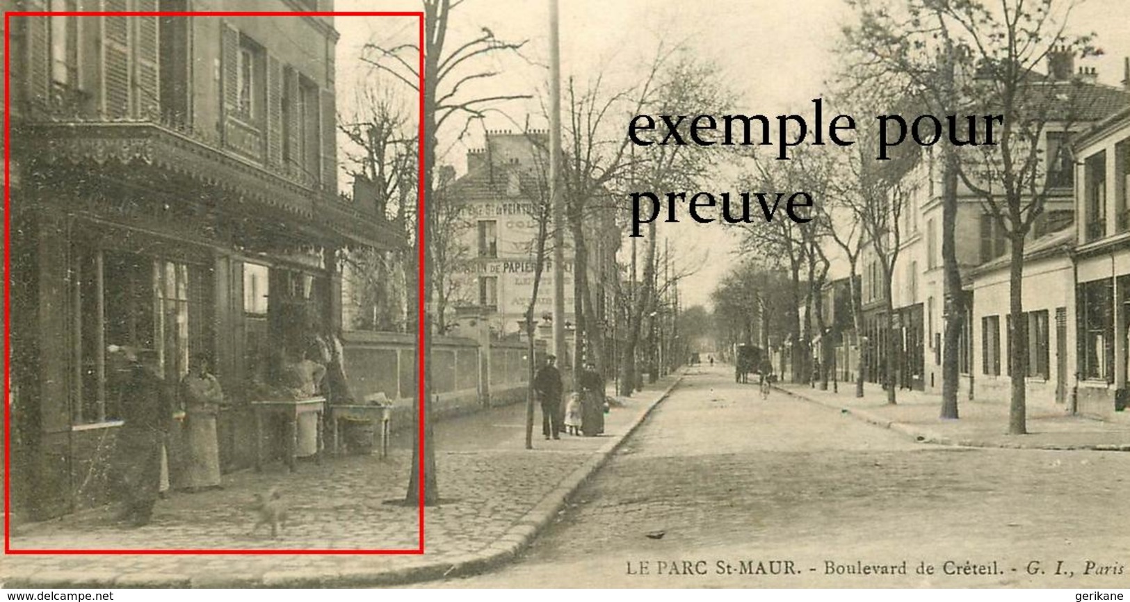 SAINT MAUR DES FOSSES - RARE CARTE PHOTO Devanture De Commerce Boulevard De Créteil - Voir Scan - Saint Maur Des Fosses