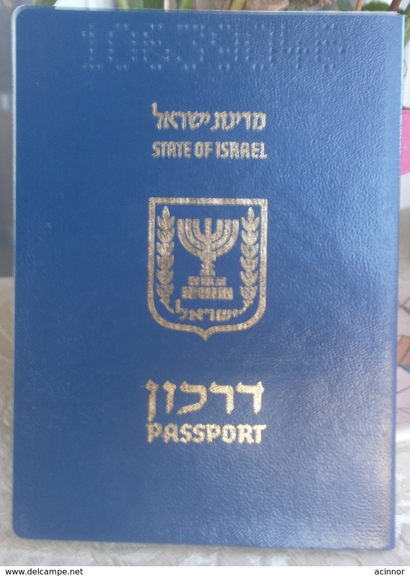 ISRAEL Sky-blue Small Soft Cover  Reisepass, Passport, Pasaporte, Passeport  Condition! - Documenti Storici