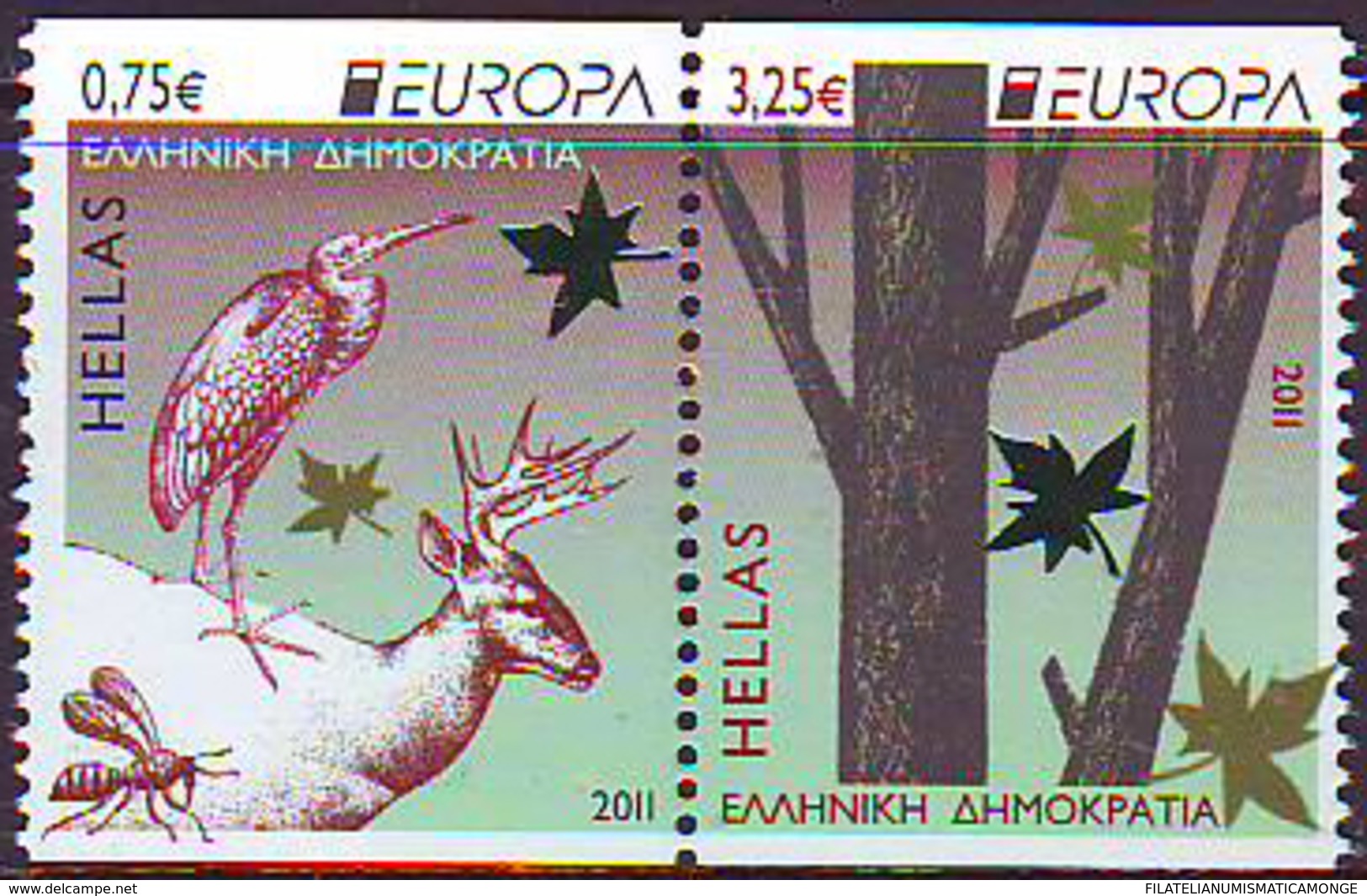 Grecia 2011 Europa Z020112A Grecia 2011/de Carnet (2v)  **/MNH - Ongebruikt