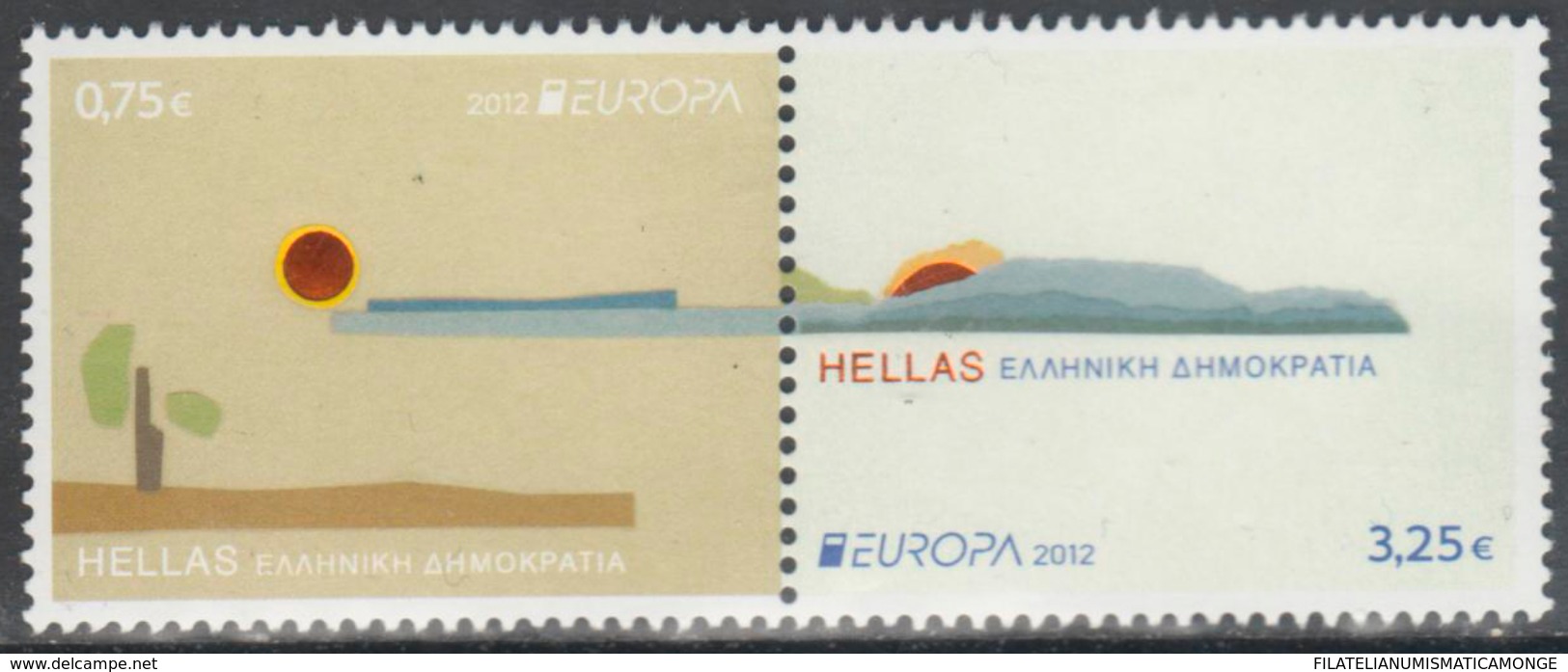 Grecia 2012 Europa Z020122A Grecia 2012 (2v)  **/MNH - Neufs