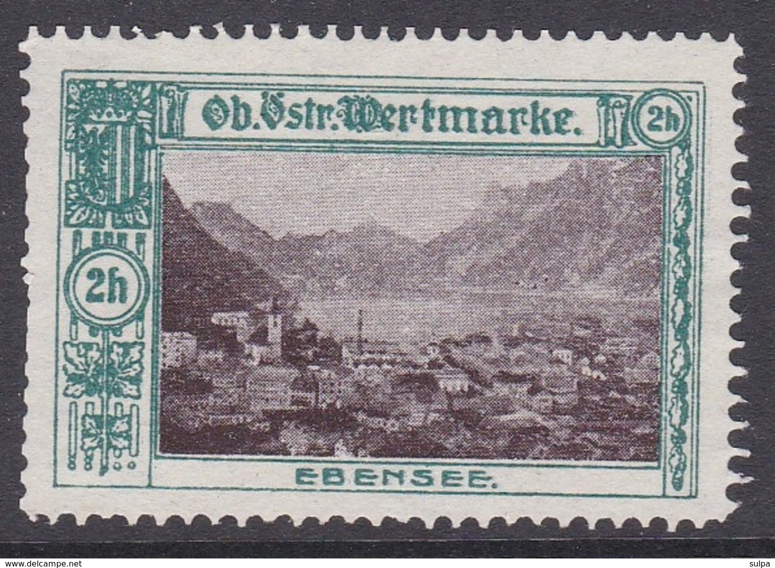 Ebensee, Ob. Oester. Werkmarke - Vignetten (Erinnophilie)