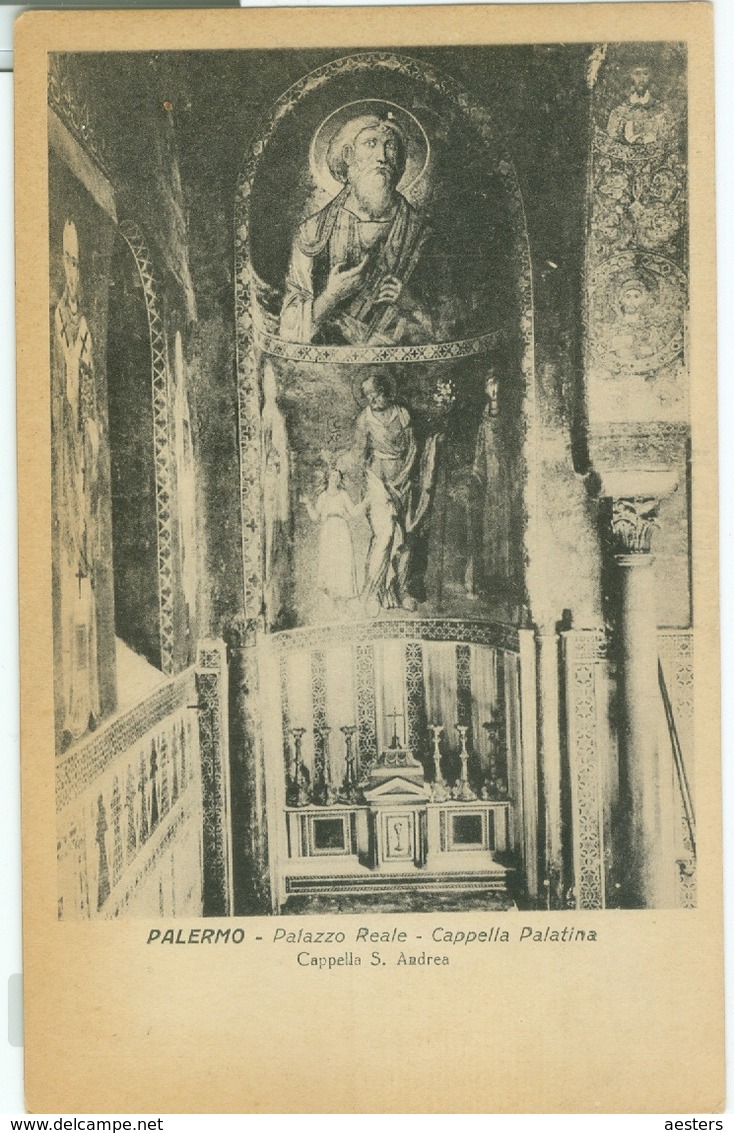 Palermo; Palazzo Reale. Cappella Palatina. Cappella S. Andrea - Non Viaggiata. (B.G. - P.) - Palermo