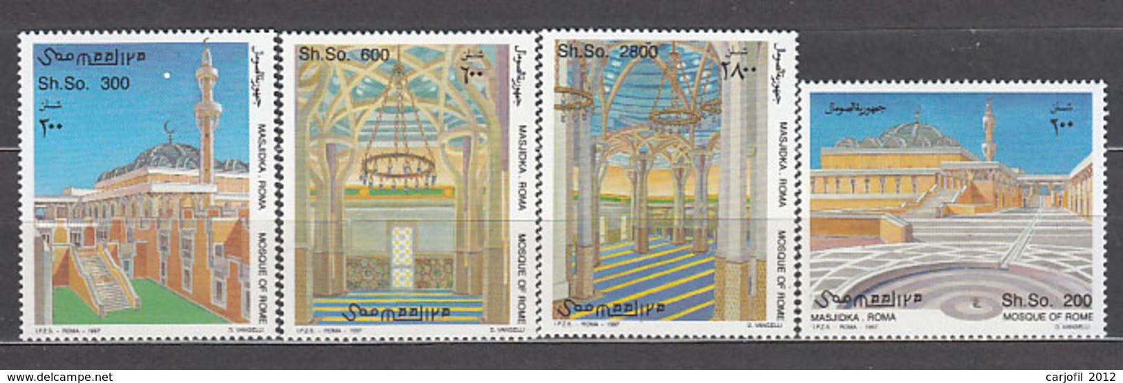 Somalia - Correo Yvert 569/72 ** Mnh  Mezquita - Somalia (1960-...)