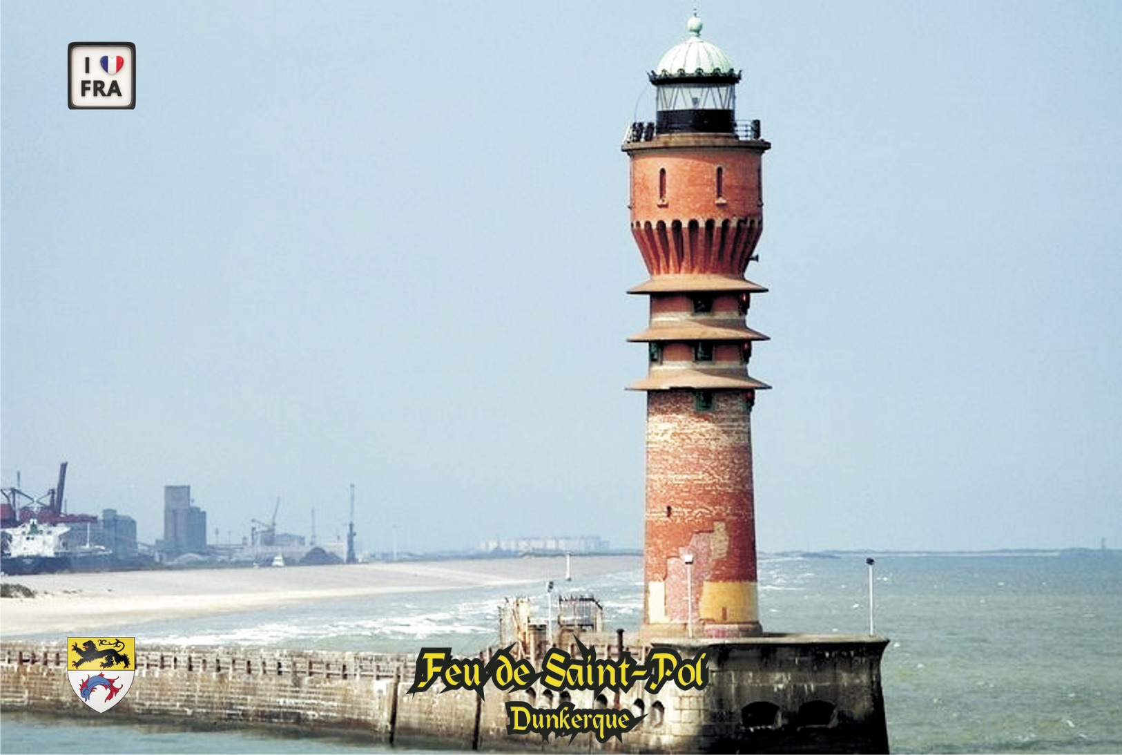 Set 6 Cartes Postales, Phares, Lighthouses Of Europe, France, Dunkerque, Feu De Saint-Pol - Fari