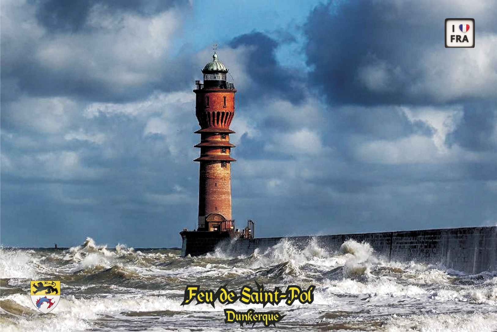 Set 6 Cartes Postales, Phares, Lighthouses Of Europe, France, Dunkerque, Feu De Saint-Pol - Fari