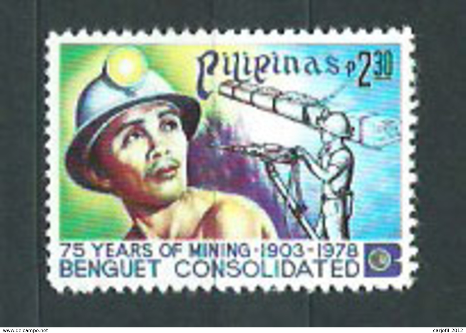 Filipinas - Correo 1978 Yvert 1086 ** Mnh  Miner�a - Philippines