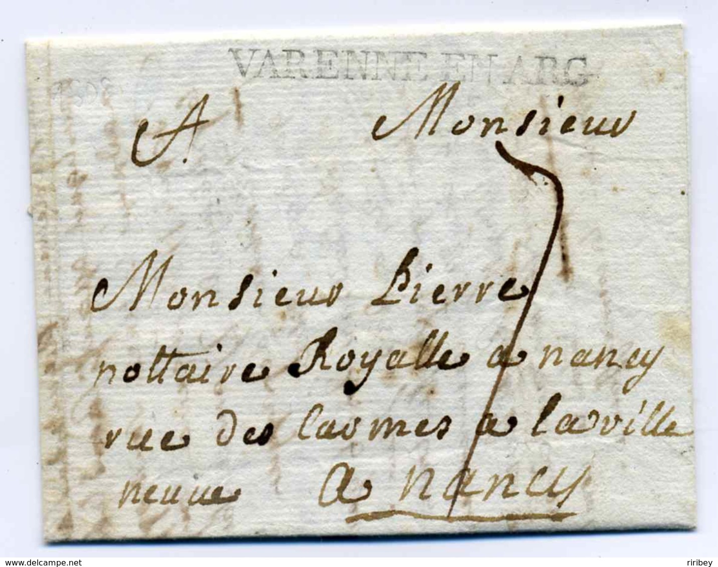 Varrene En Argonne  Lenain N°2 / Dept 53 Meuse / 1768 - 1701-1800: Précurseurs XVIII