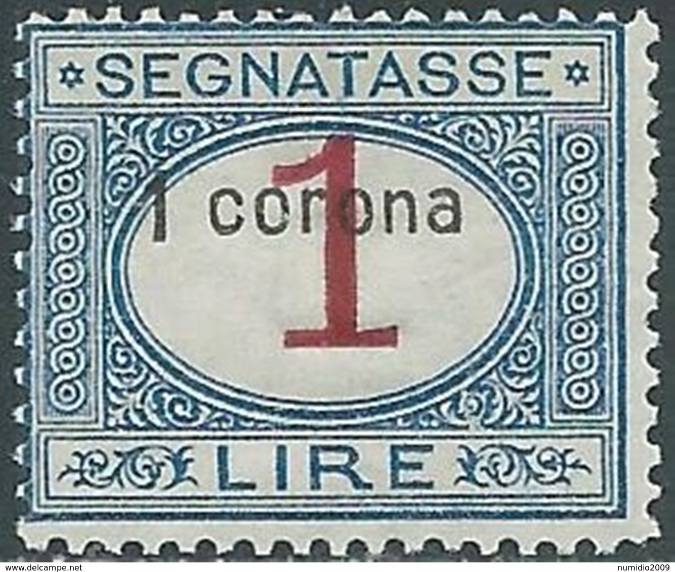 1922 DALMAZIA SEGNATASSE 1 COR MNH ** - RB42-3 - Dalmatien