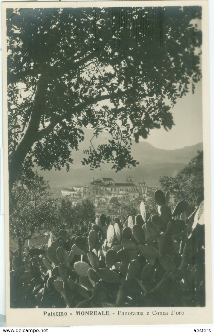 Palermo; Monreale. Panorama E Conca D'oro - Non Viaggiata. (G.B. - Palermo) - Palermo