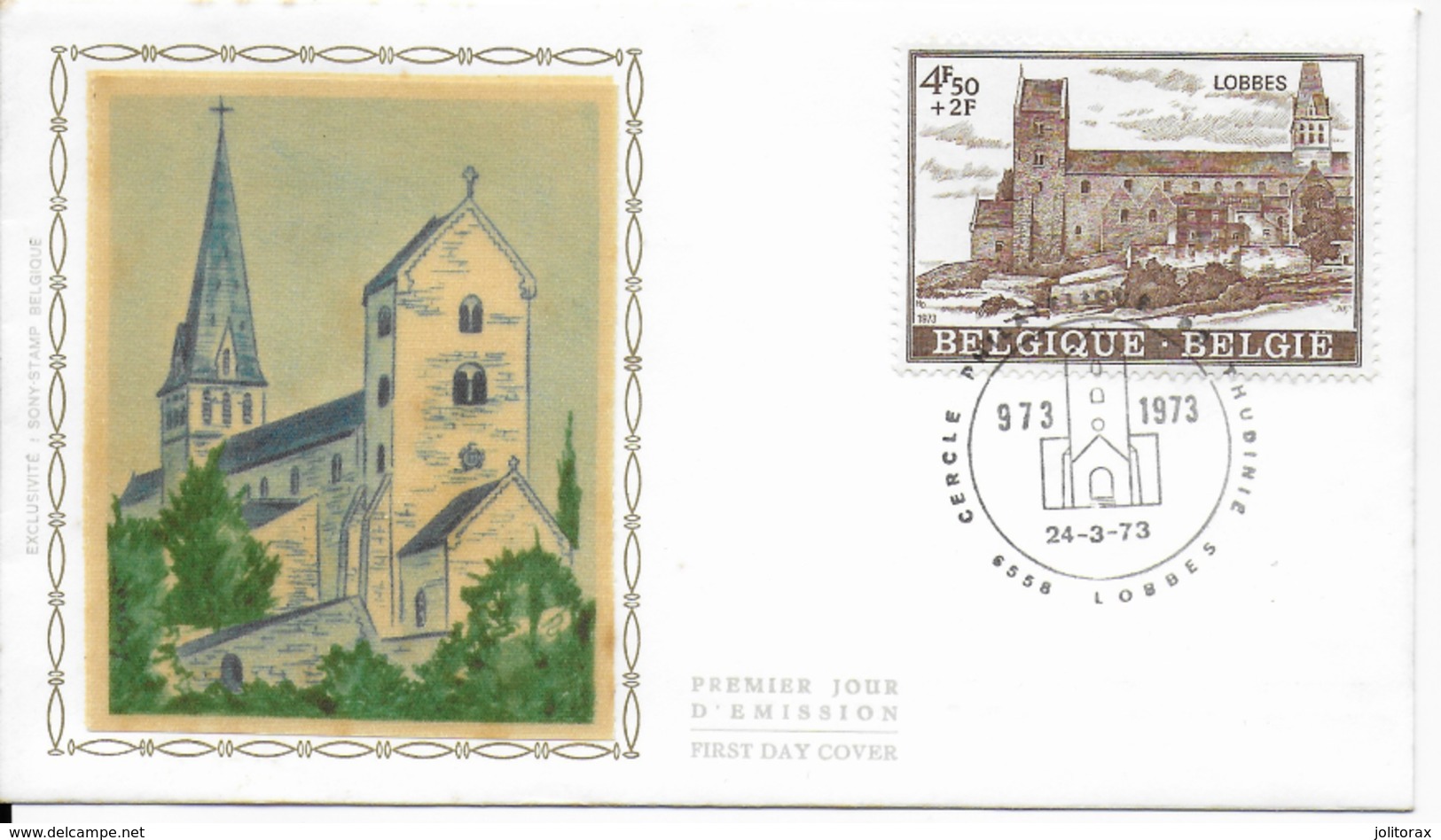 Enveloppe FDC 1973  Jaunie Au Verso - 1971-1980