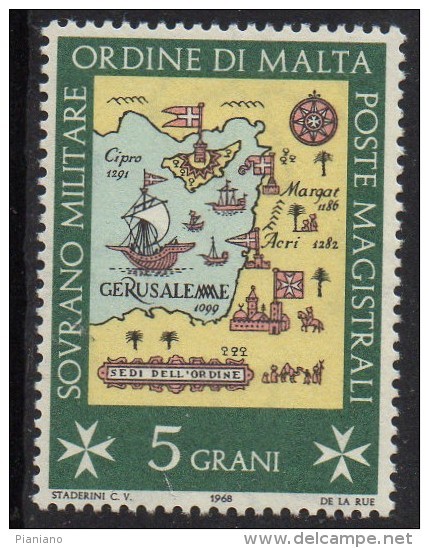 PIA - SMOM - 1968 : Sedi Dell' Ordine  - (UN  23-26) - Malta (Orden Von)