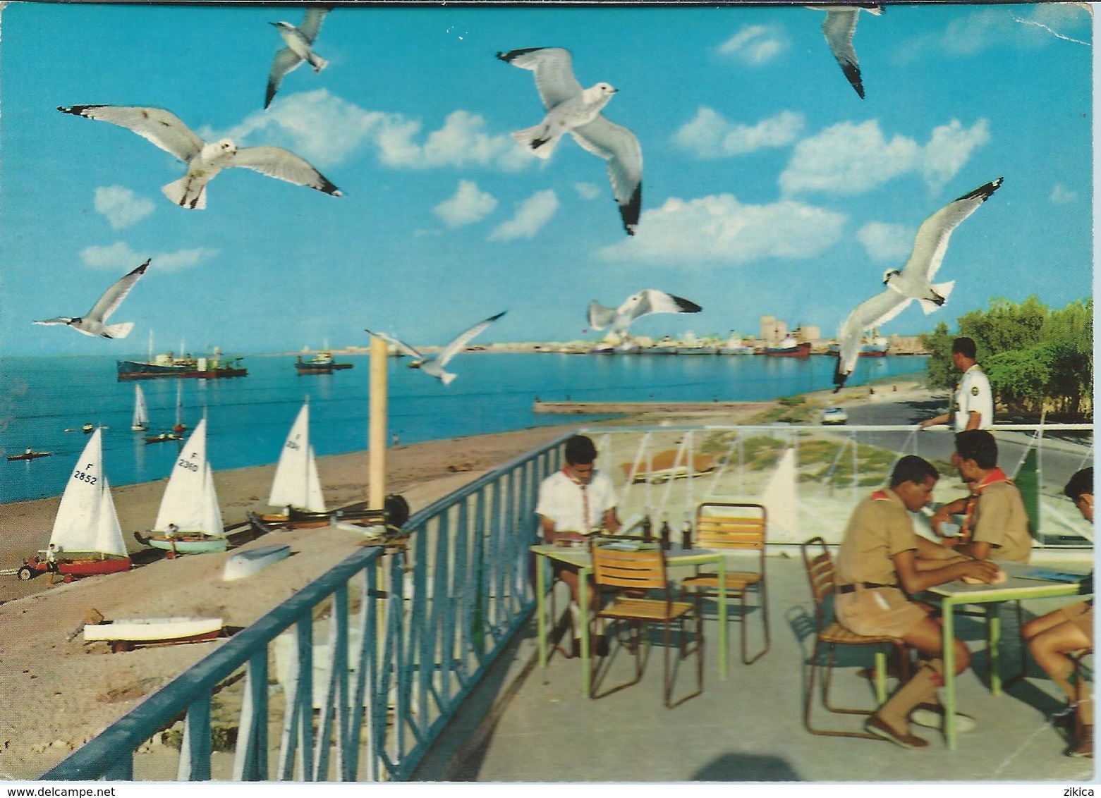 Kuwait - The Yachting Club.nice Stamp Motive Birds / Oiseaux - Herons - Kuwait