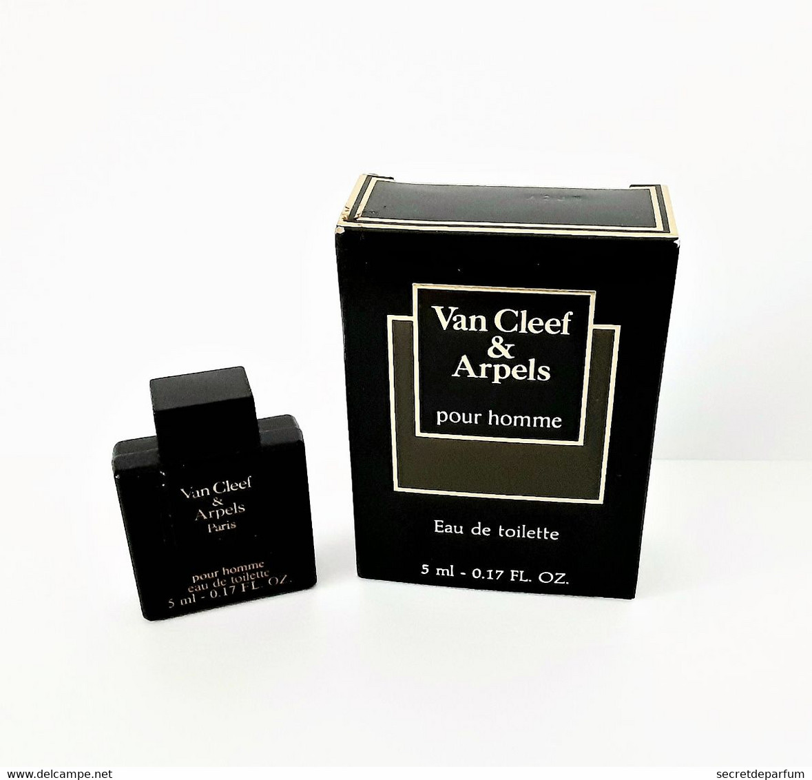 Miniatures De Parfum   VAN CLEEF & ARPELS  Pour HOMME    5 Ml  EDT  + Boite - Miniatures Hommes (avec Boite)