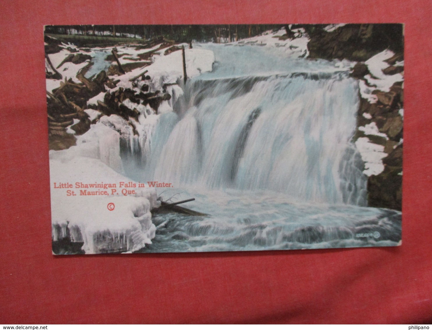 Little Shawinigan Falls In Winter  St Maurice Canada > Quebec   Ref 3792 - Other & Unclassified