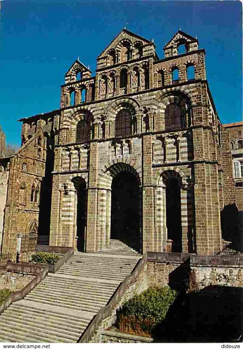 43 - Le Puy En Velay - Façade De La Cathédrale Notre-Dame - Flamme Postale De Yssingeaux - Voir Scans Recto-Verso - Le Puy En Velay
