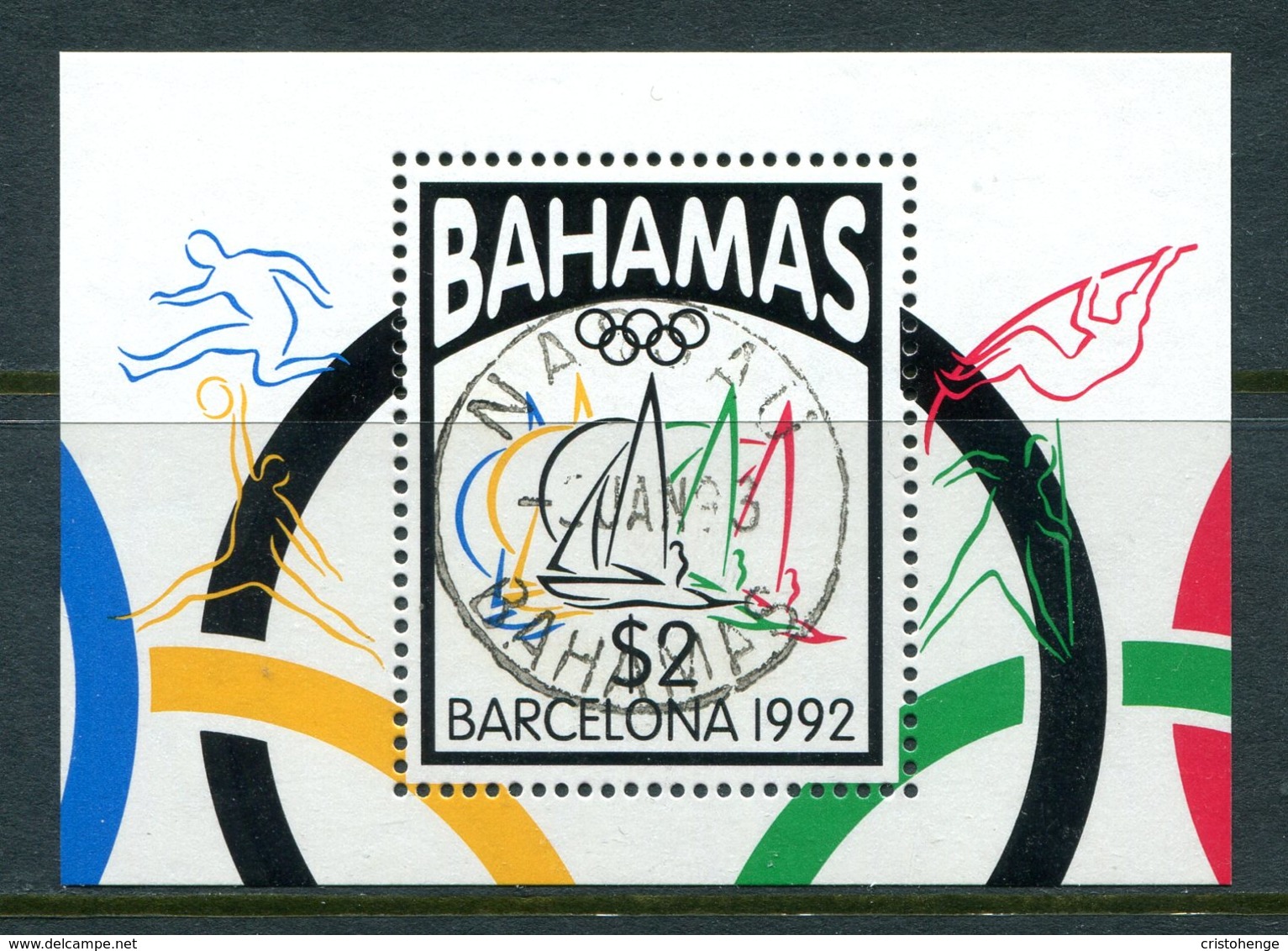 Bahamas 1992 Olympic Games, Barcelona MS Used (SG MS943) - Bahamas (1973-...)