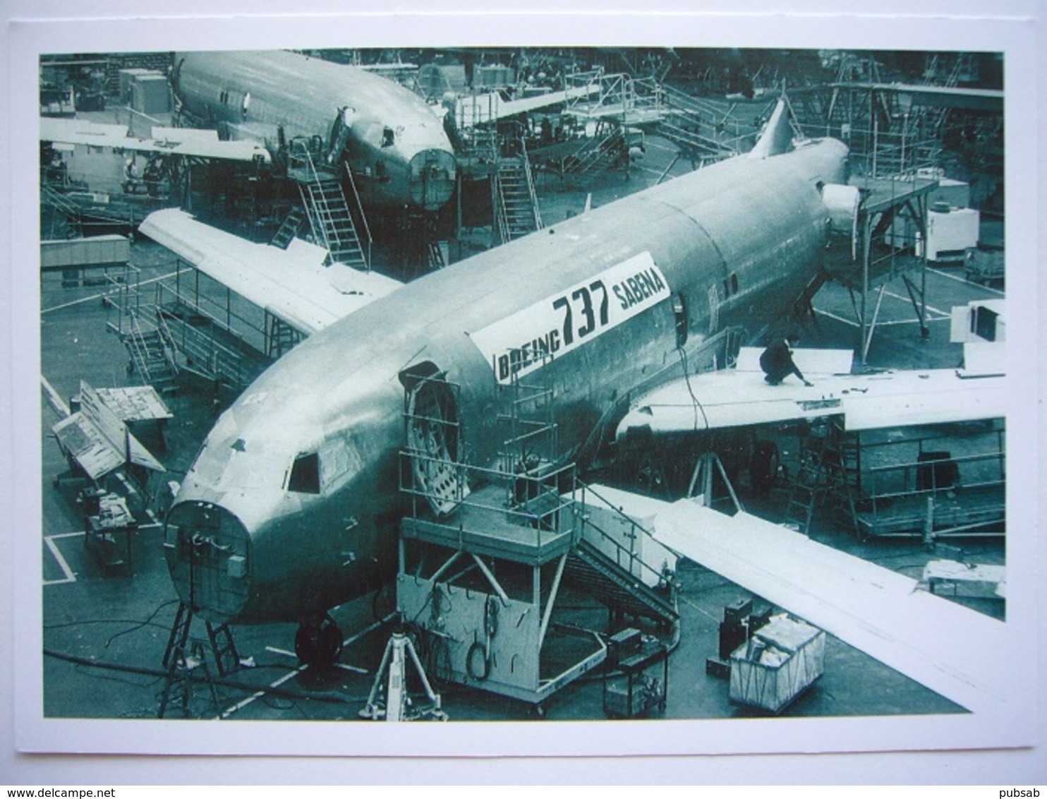 Avion / Airplane /  SABENA / Boeing B 737 - 1946-....: Era Moderna