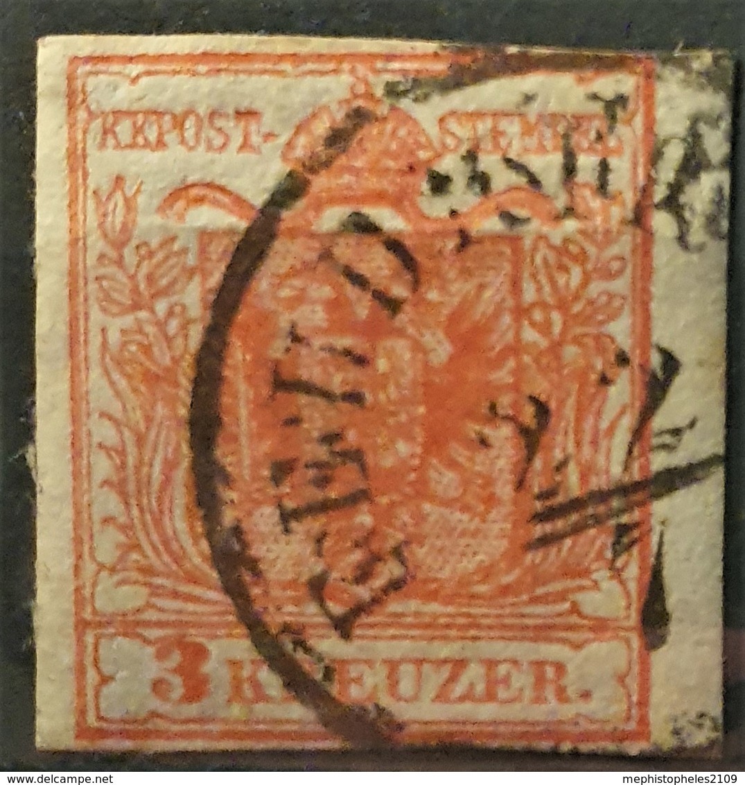 AUSTRIA 1850/54 - Canceled - ANK 3 - 3kr - Used Stamps