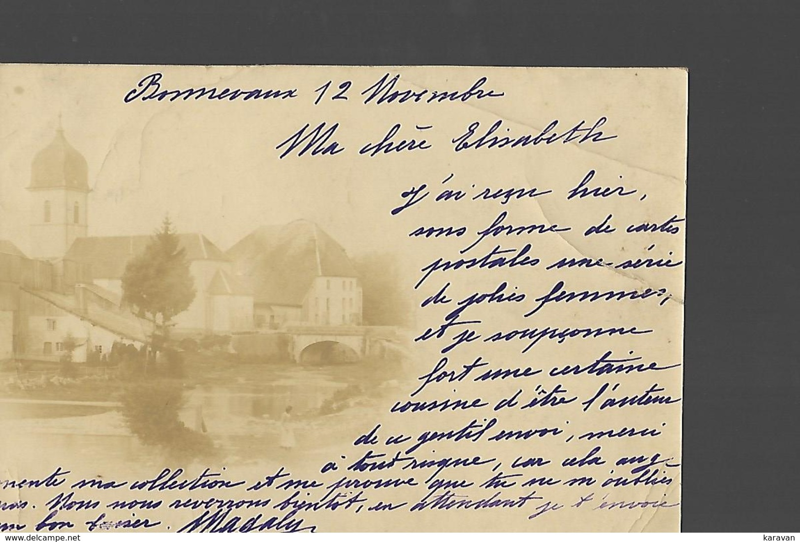 25 Bonnevaux, Carte Photo - Autres & Non Classés