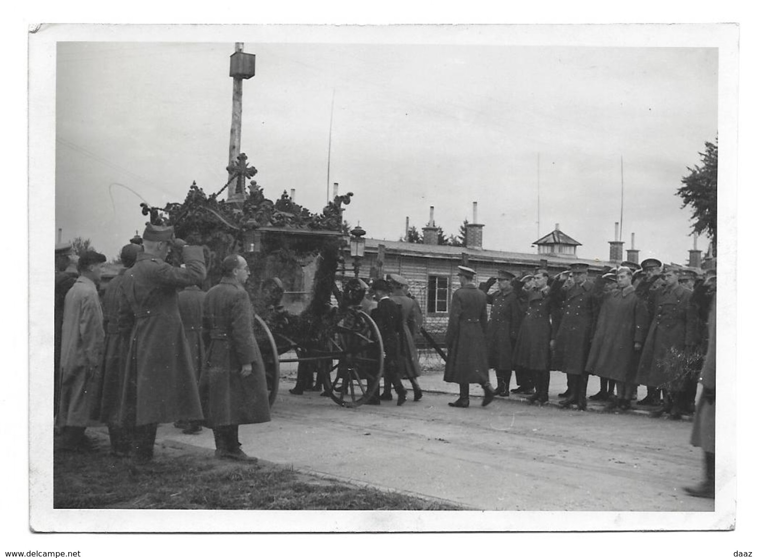 Enterrement D'un Soldat Armée Belge   Guerre 40-45 Photo Carte 12,5x9 - Guerre, Militaire