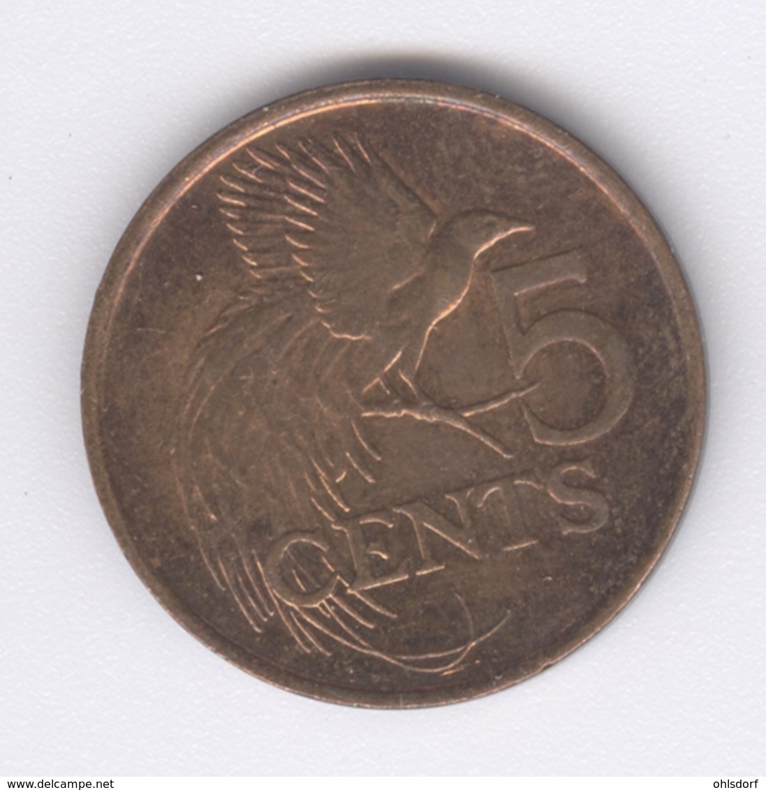 TRINIDAD & TOBAGO 1997: 5 Cents, KM 30 - Trinité & Tobago