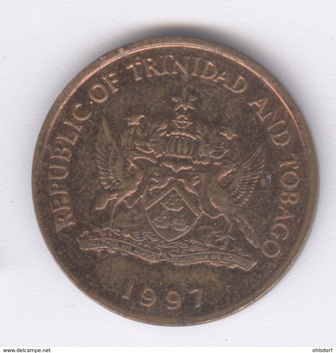 TRINIDAD & TOBAGO 1997: 5 Cents, KM 30 - Trinidad & Tobago