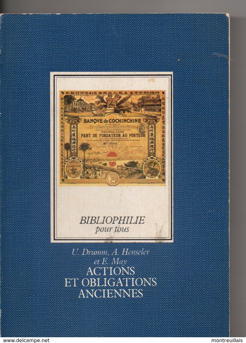 Bibliophilie, Actions Et Obligations Anciennes, De 1981, 200 Pages, Format 12X17,5, 1 Photo Par Pages, - Boekhouding & Beheer