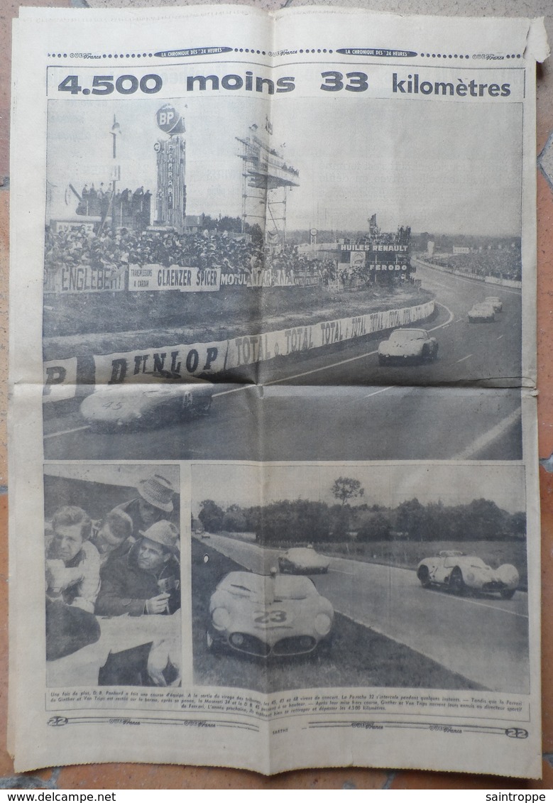 24 H Du Mans 1961.Ferrari A Tout écrasé.DB Panhard. - 1950 à Nos Jours