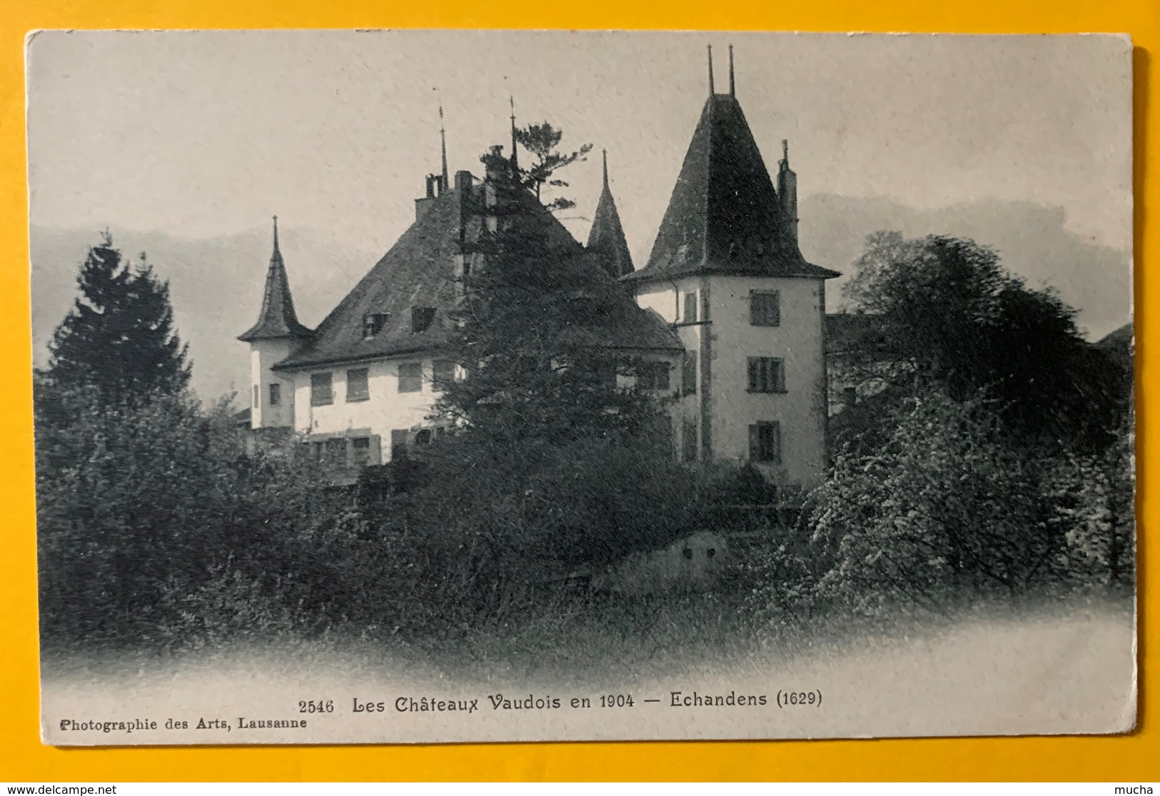 9872 - Les Châteaux Vaudois En 1904 Echandens - Autres & Non Classés