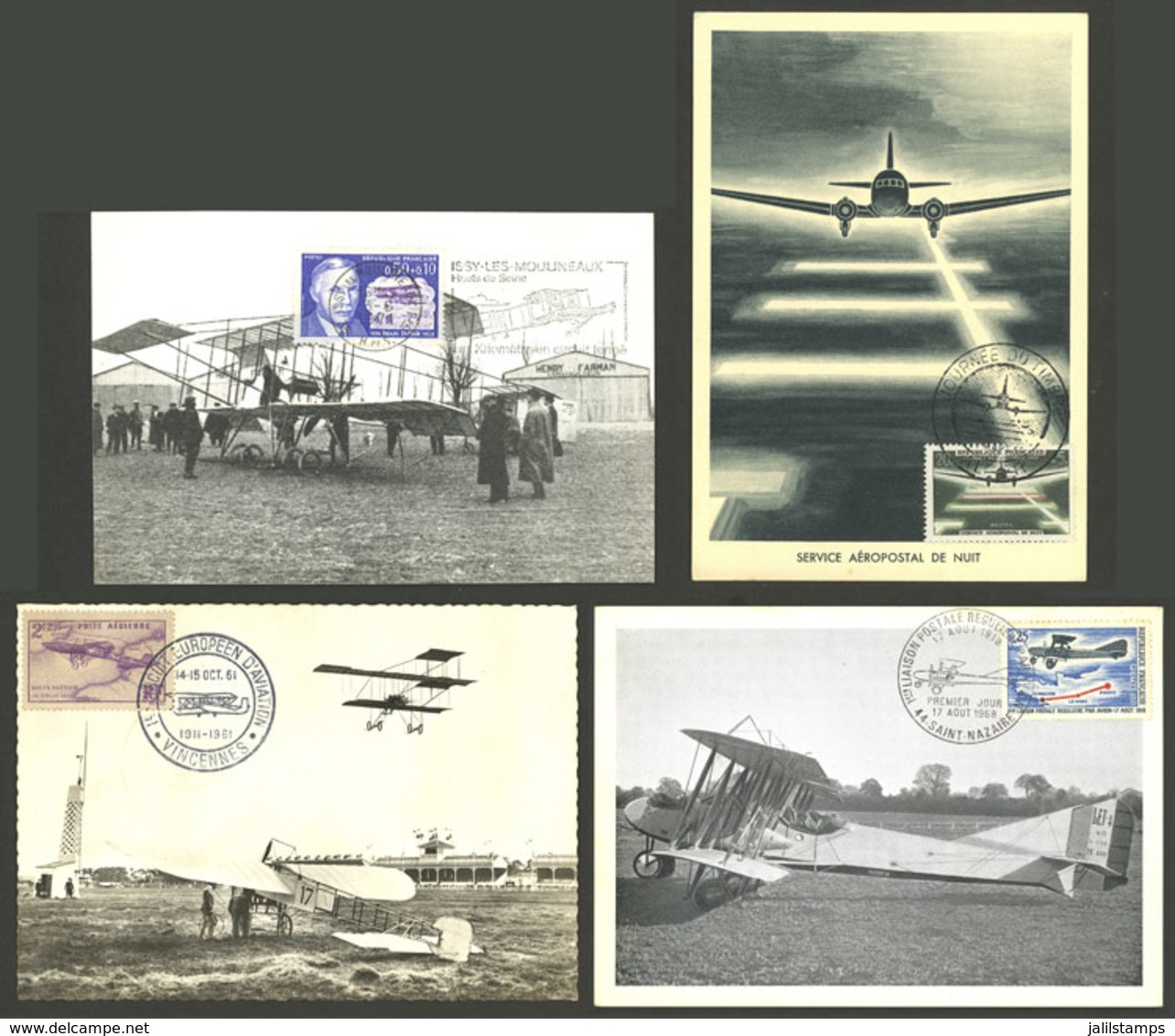 TOPIC AVIATION: FRANCE: 11 Handsome Maximum Cards! - Other (Air)