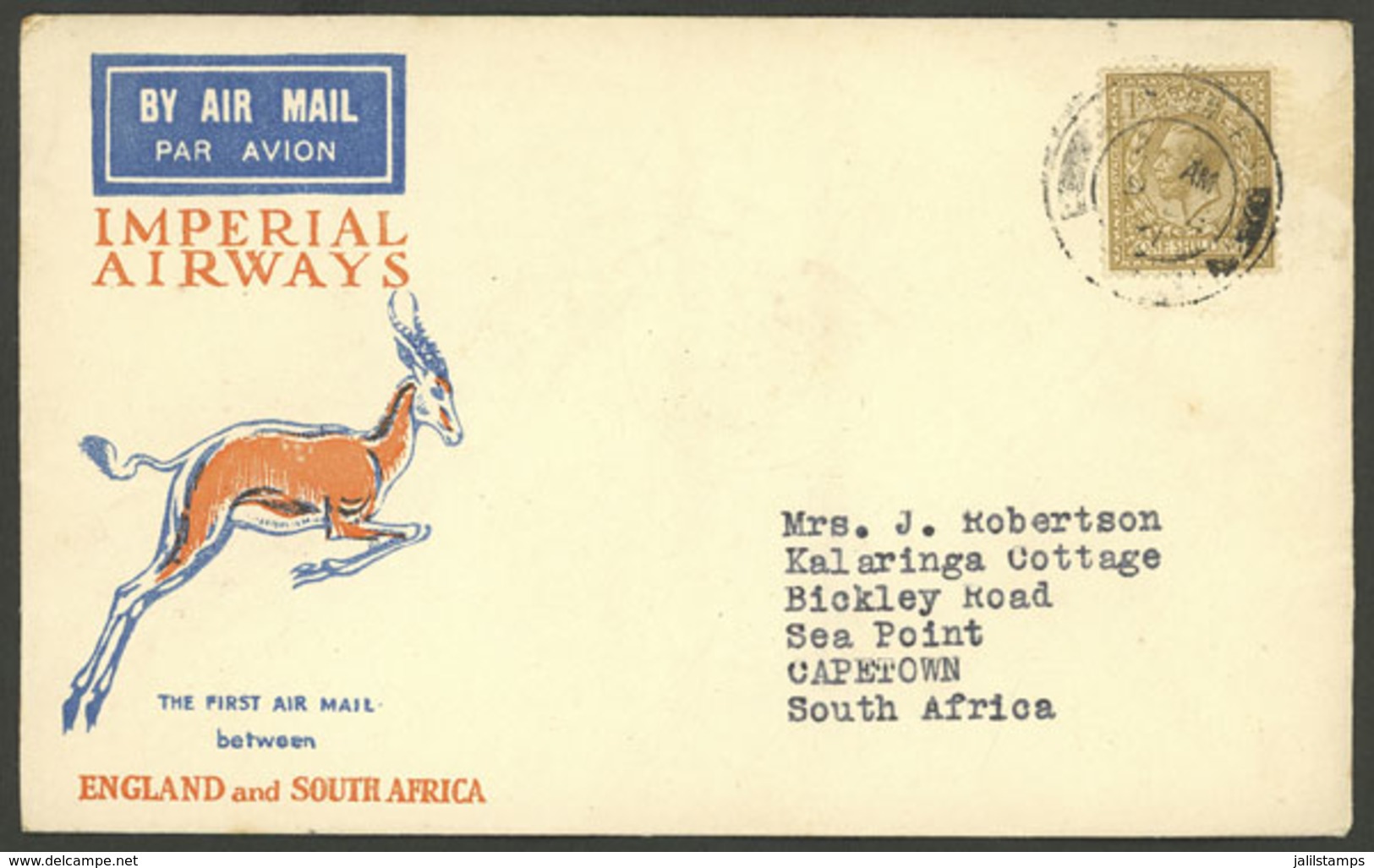 GREAT BRITAIN: 9/DE/1931 London - South Africa, First Flight, Cover Of VF Quality With Arrival Backstamp Of Capetown - Otros & Sin Clasificación
