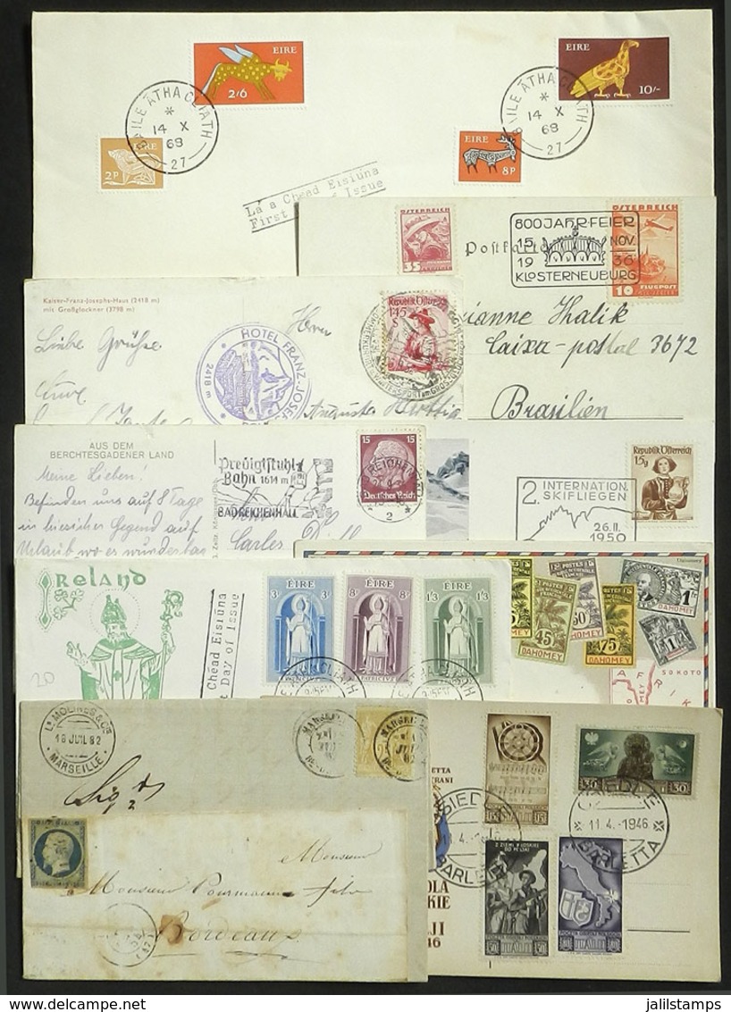 WORLDWIDE: 39 Covers, Cards, Postal Stationeries Of Varied Countries And Periods, Most Of Fine To Very Fine Quality, VER - Otros & Sin Clasificación