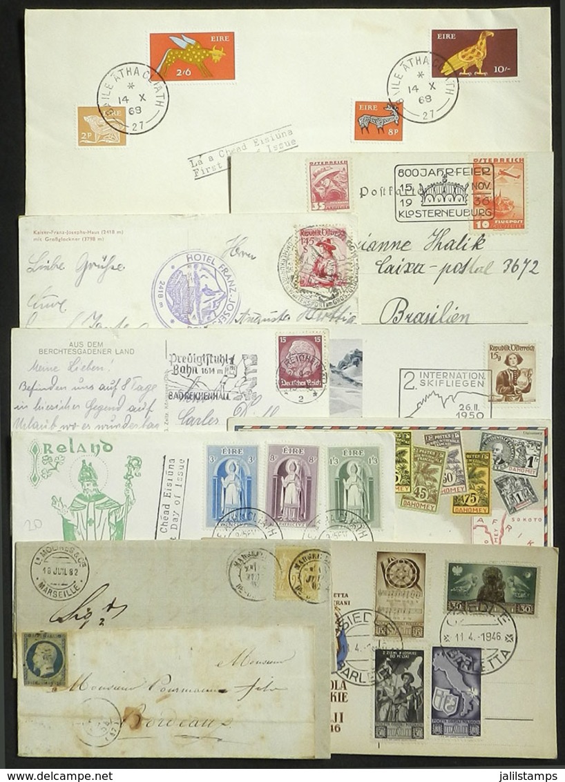 WORLDWIDE: 39 Covers, Cards, Postal Stationeries Of Varied Countries And Periods, Most Of Fine To Very Fine Quality, VER - Andere & Zonder Classificatie