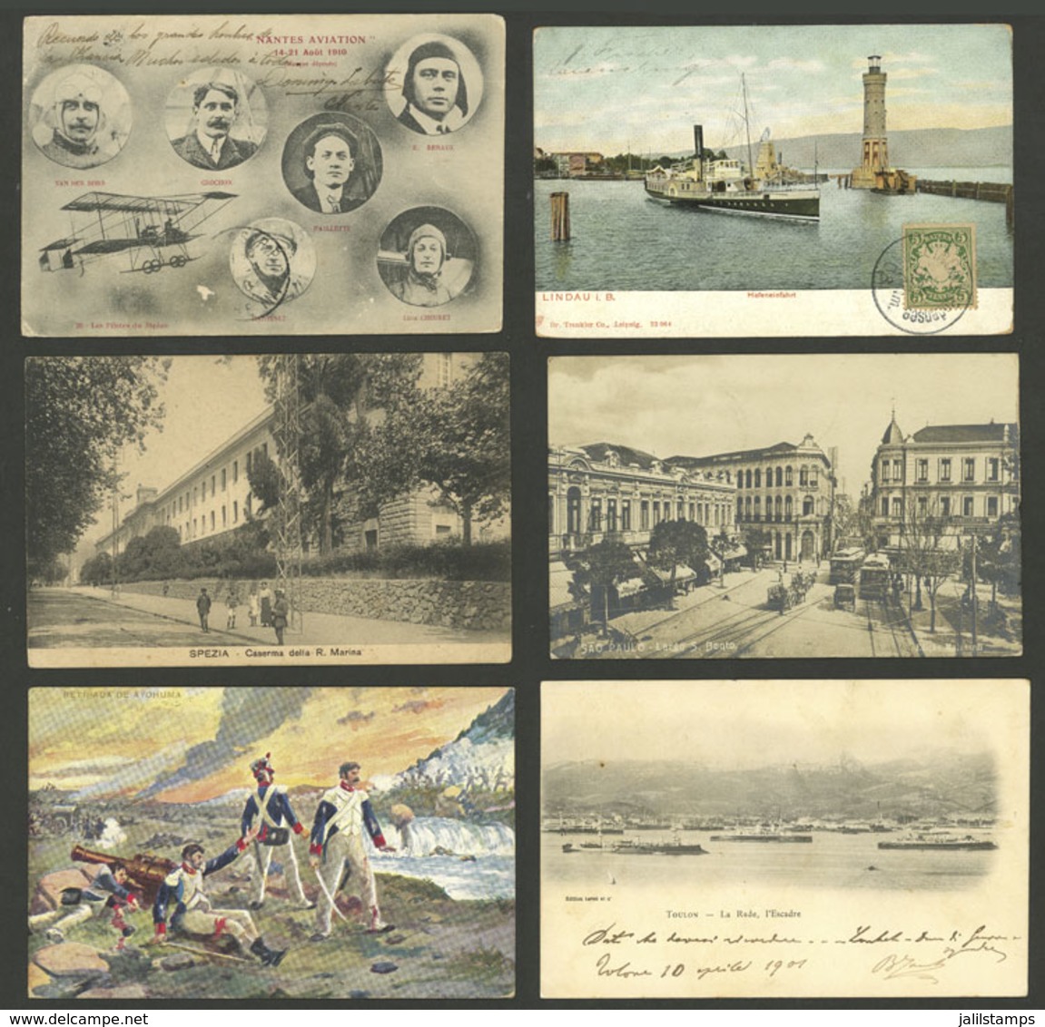 WORLDWIDE: 21 Old Postcards Of Varied Countries, Very Good Views. Please View ALL The Photos Of The Lot, Because All The - Welt