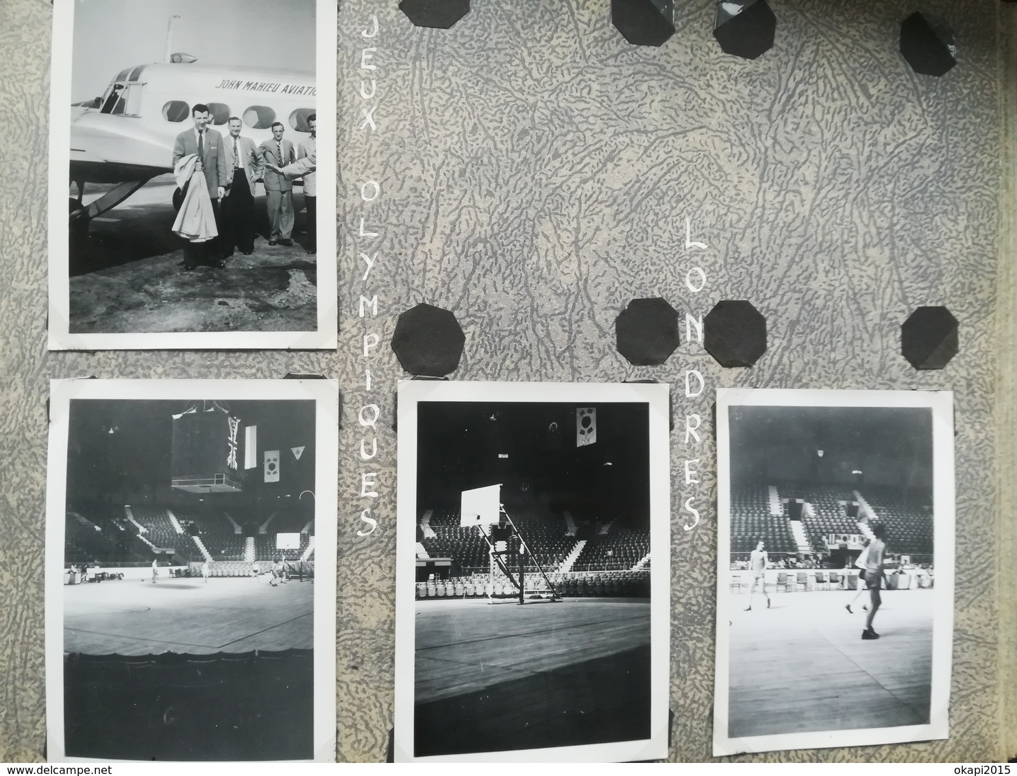 HOMME ATHLÈTE ÉQUIPE NATIONALE BELGIQUE (BASKET- BALL ?) JEUX OLYMPIQUES LONDRES  ALBUM 100 Photos - Album & Collezioni