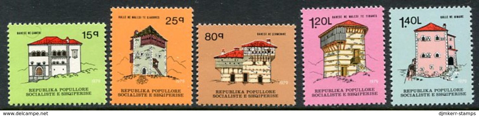 ALBANIA 1979 Traditional Houses MNH / **  Michel 1998-2002 - Albanie