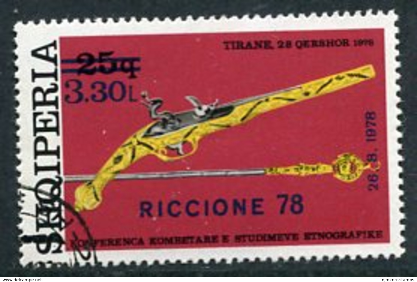 ALBANIA 1978 Riccione International Fair Used  Michel 1983 - Albanien