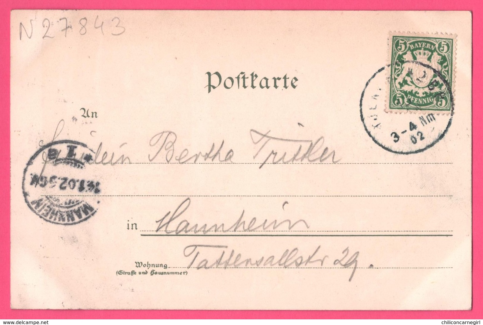Zeno Diemer - Lithographie - München Alte Residenz - Animée - Edit. OTTMAR ZIEHER - 1902 - Diemer, Zeno