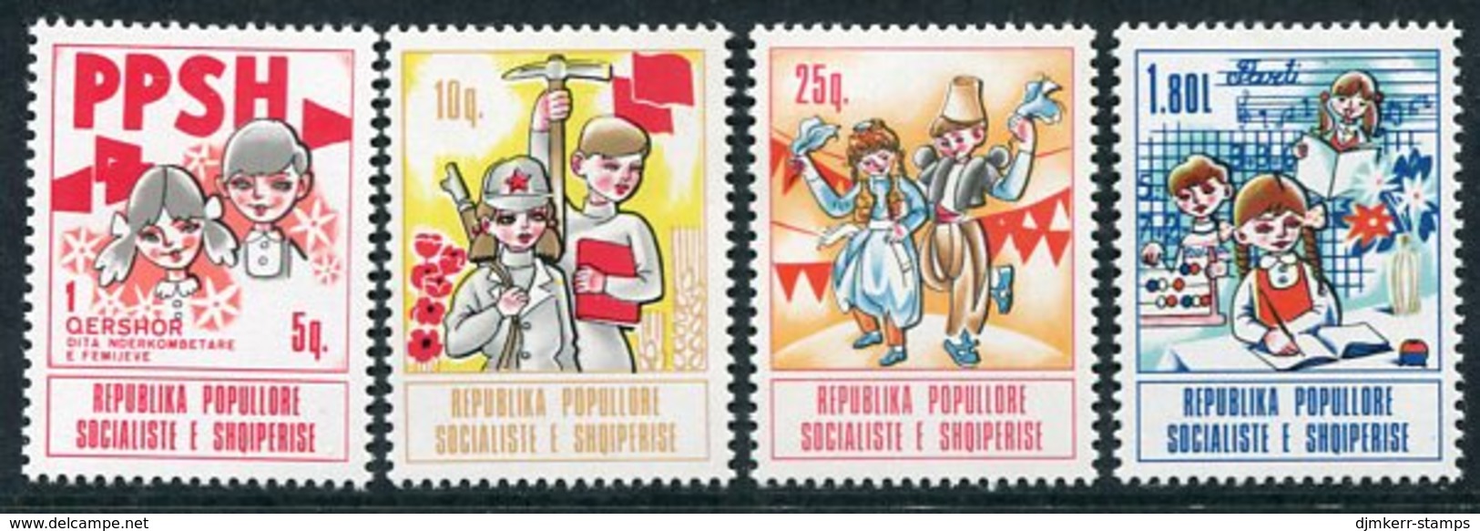 ALBANIA 1978 Children's Day MNH / **  Michel 1960-63 - Albanie