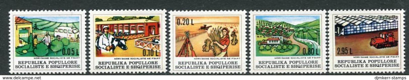 ALBANIA 1977 Development Of Villages MNH / **.   Michel 1906-10 - Albanien