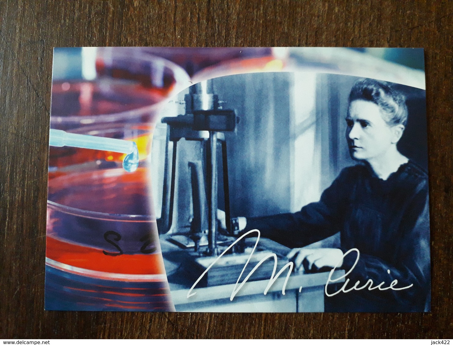 L22/1107 Marie Curie .Je Suis De Ceux Qui Pensent Que La Science A Une Grande Beauté - Nobelpreisträger