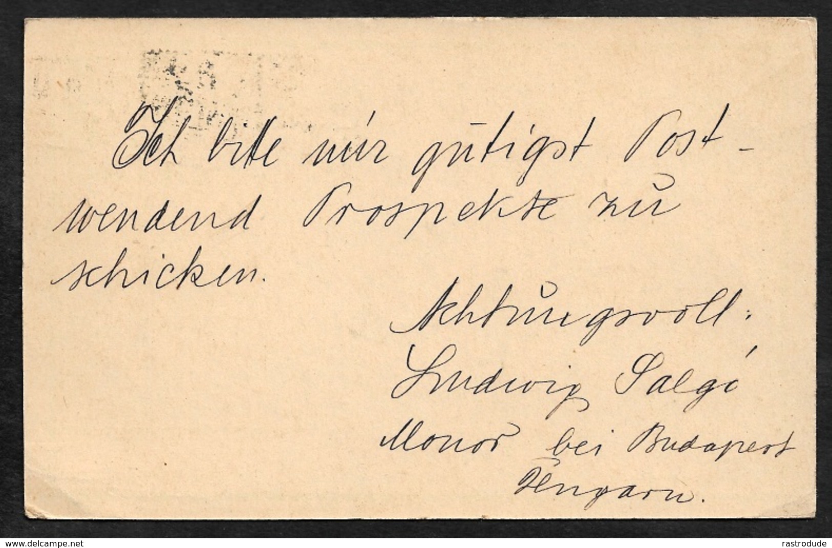1912 UNGARN 5F GS Mi.P 34 + ZUSATZFRANKATUR 2F, 3F - Nach LAUSANNE, SCHWEIZ - L1 MONOR (2) - Enteros Postales