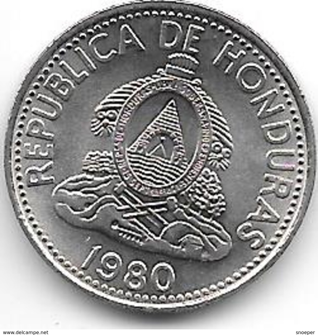 *honduras 5 Centavos 1980 Km  72.2  Bu - Honduras