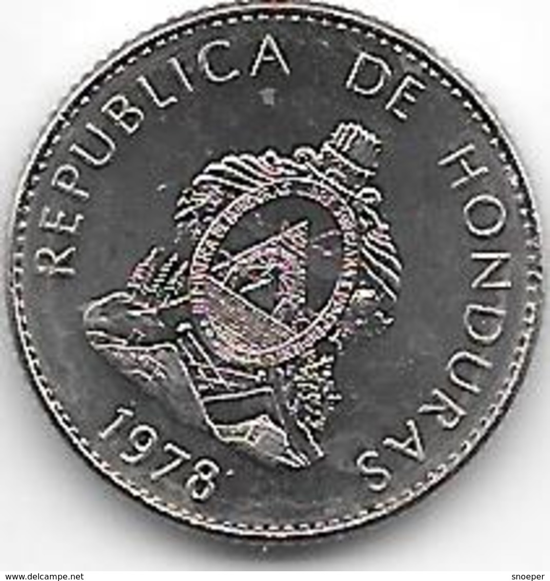 *honduras 20 Centavos 1978 Km  83  Bu - Honduras