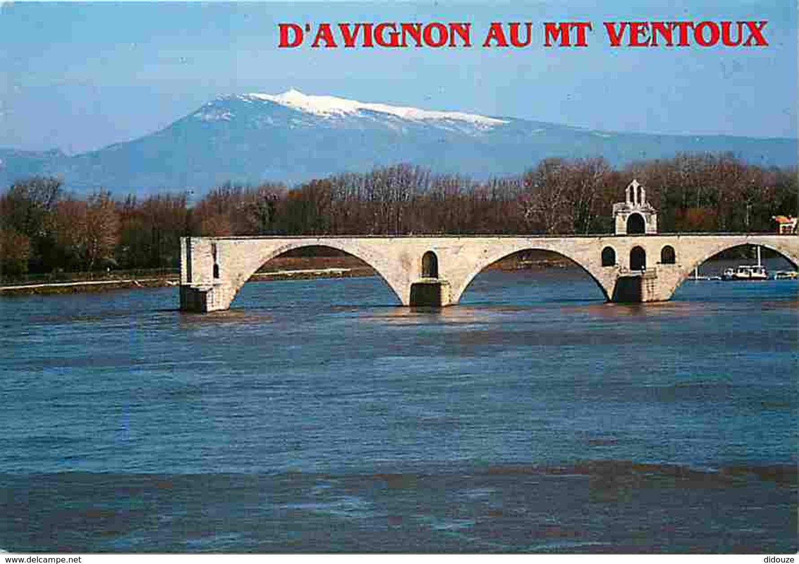 84 - Avignon - Le Pont Saint Bénézetet Le Mont Ventoux - Flamme Postale - Voir Scans Recto-Verso - Avignon (Palais & Pont)