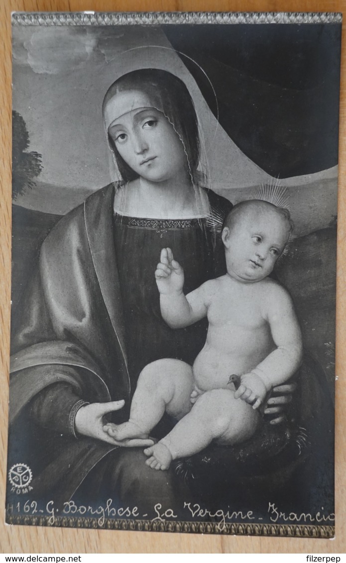 162 G. Borghese La Vergine Francio Roma - Gemälde, Glasmalereien & Statuen