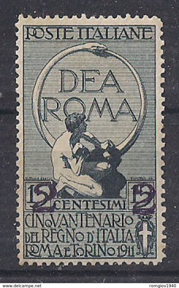 REGNO D'ITALIA 1913 FRANCOBOLLI DEL 1911 SOPRASTAMPATI SASS. 101  MLH VF - Nuovi