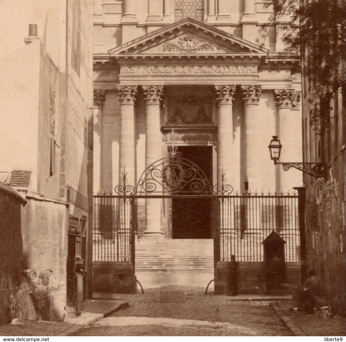 Paris 5e C.1870 LE VAL DE GRACE HOPITAL MILITAIRE Photo  11X16.5cm Sur Carton - Anciennes (Av. 1900)