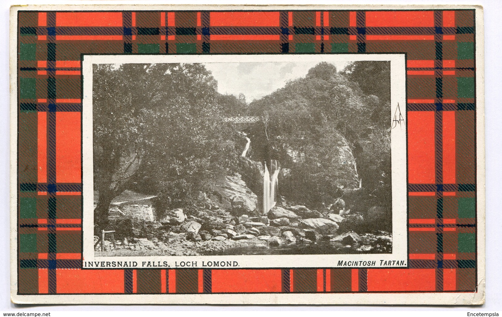 CPA - Carte Postale Signée Par HENRI BAELS - Royaume Uni - Inversnaid Falls - Loch Lomond - 1905 ( HB10924) - Dunbartonshire