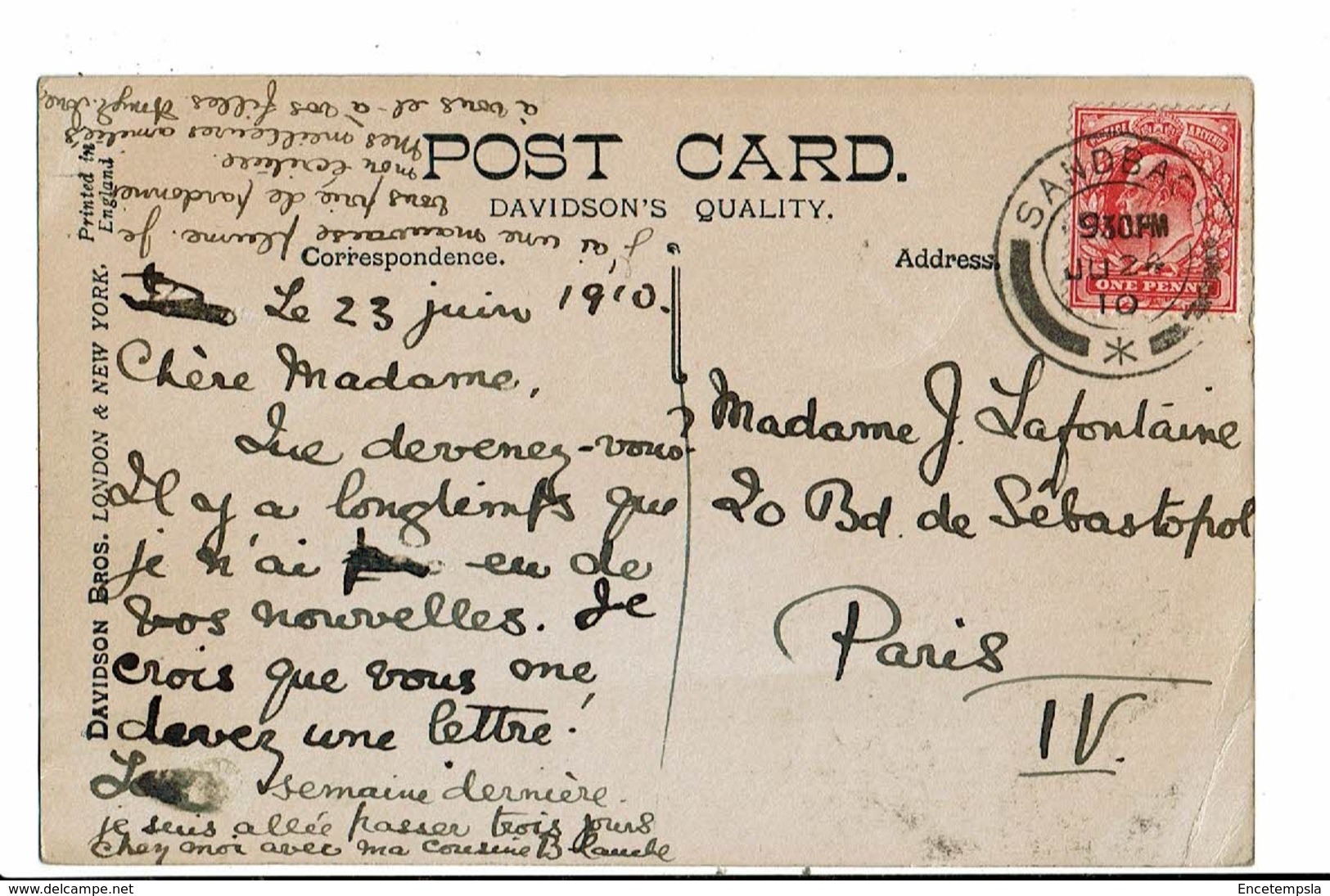 CPA-Carte Postale-Royaume Uni- Sandbach- Black Bear-1910 VM10726 - Other & Unclassified